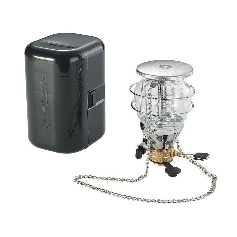 CAMPINGMOON T-4 Portable Gas Lantern 40LUX Stainless