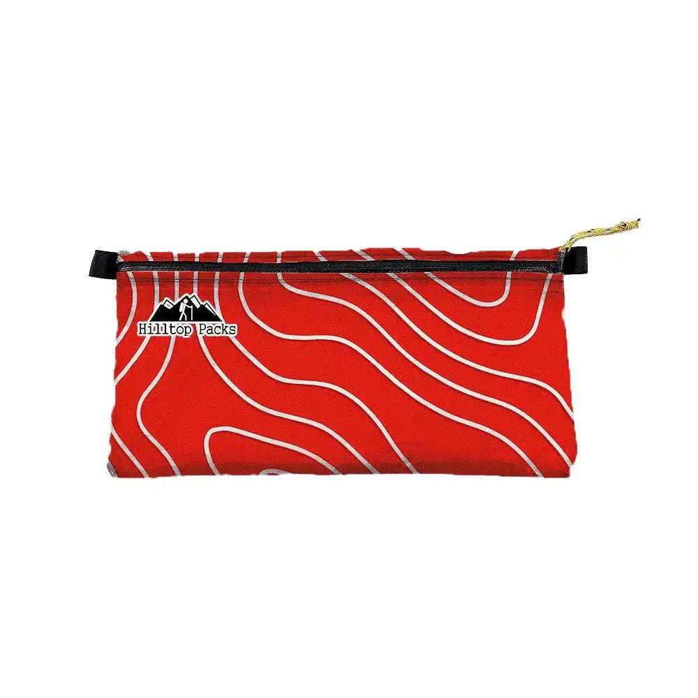 Zipper Pouches TOPO Patterns Ultralight D50T fabric